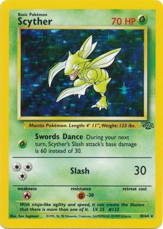 Scyther 10/64 - Holo-Kantocards
