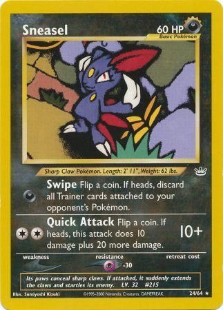 Sneasel 24/64-Kantocards