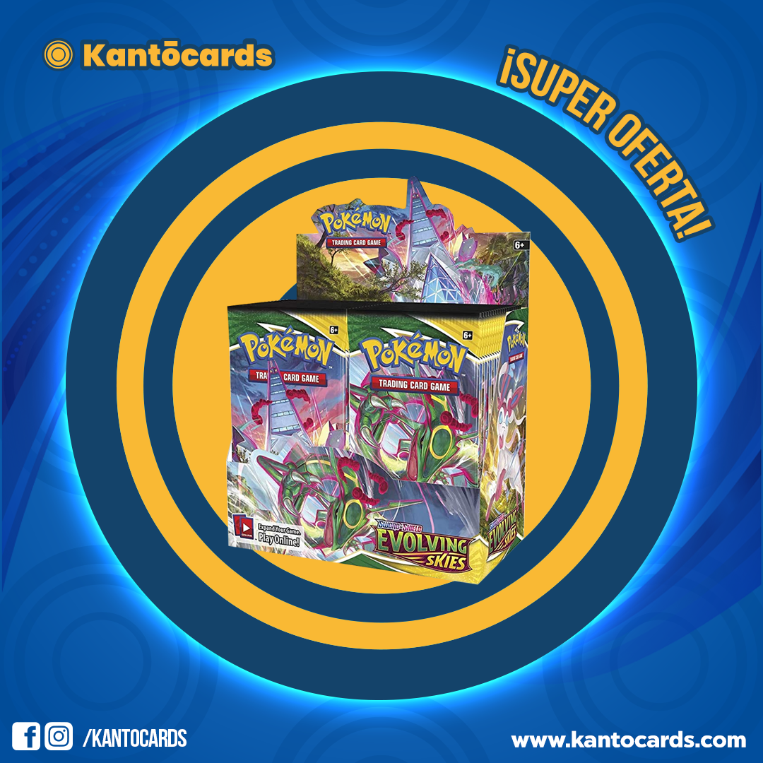 Evolving Skies Booster Box-Kantocards