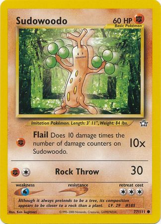 Sudowoodo 77/111-Kantocards