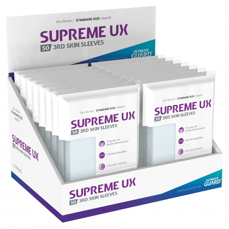 Supreme UX 3rd Skin Micas Transparentes Estandard (x50)-Kantocards