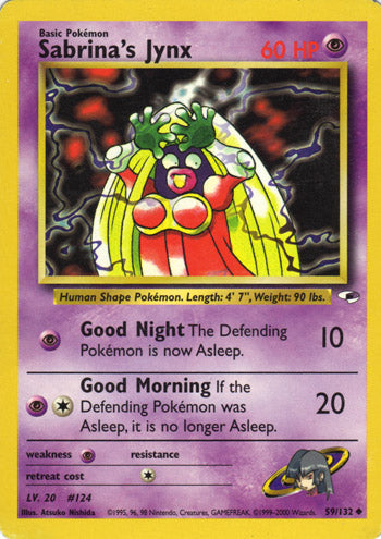 Sabrina's Jynx 59/132 - 1st Edition Lightly Played-Kantocards