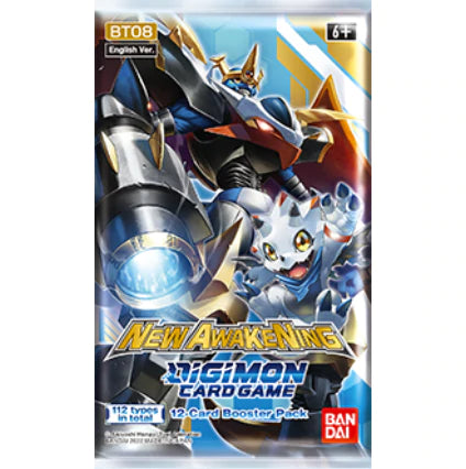 Digimon New Awakening BT08 Booster Pack-Kantocards