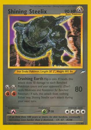 Shining Steelix 112/105-Kantocards