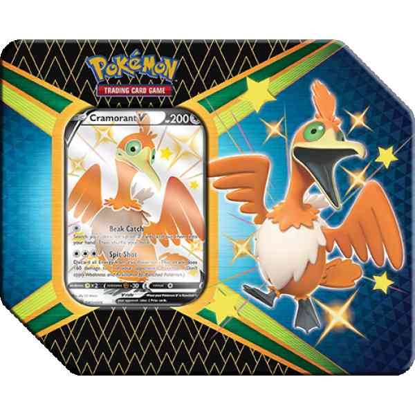 Tin Cramorant V Shining Fates-Kantocards