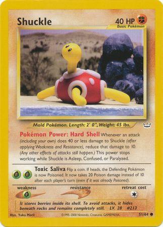Shuckle 51/64-Kantocards