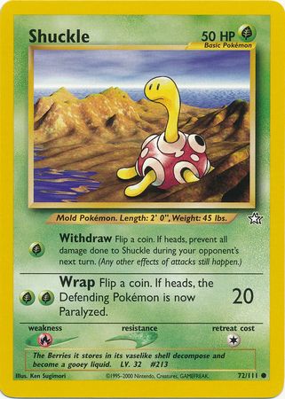 Shuckle 72/111-Kantocards
