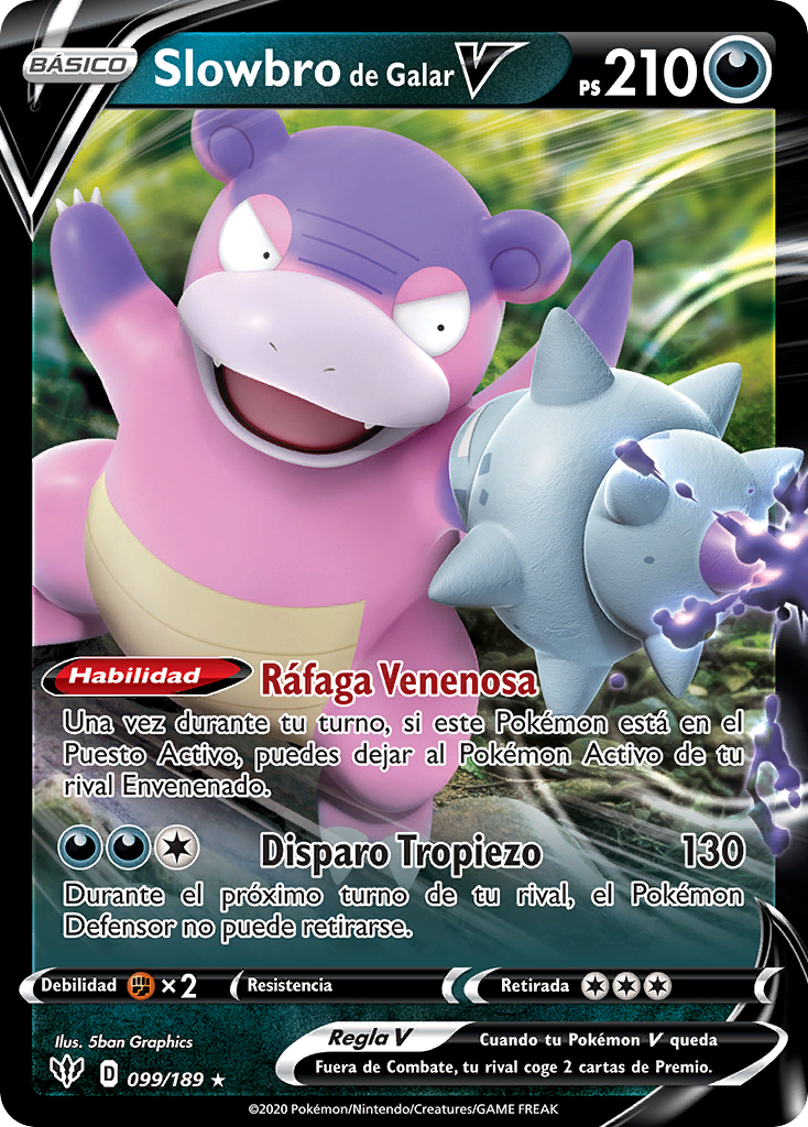Slowbro de Galar V 099/189 Español-Kantocards