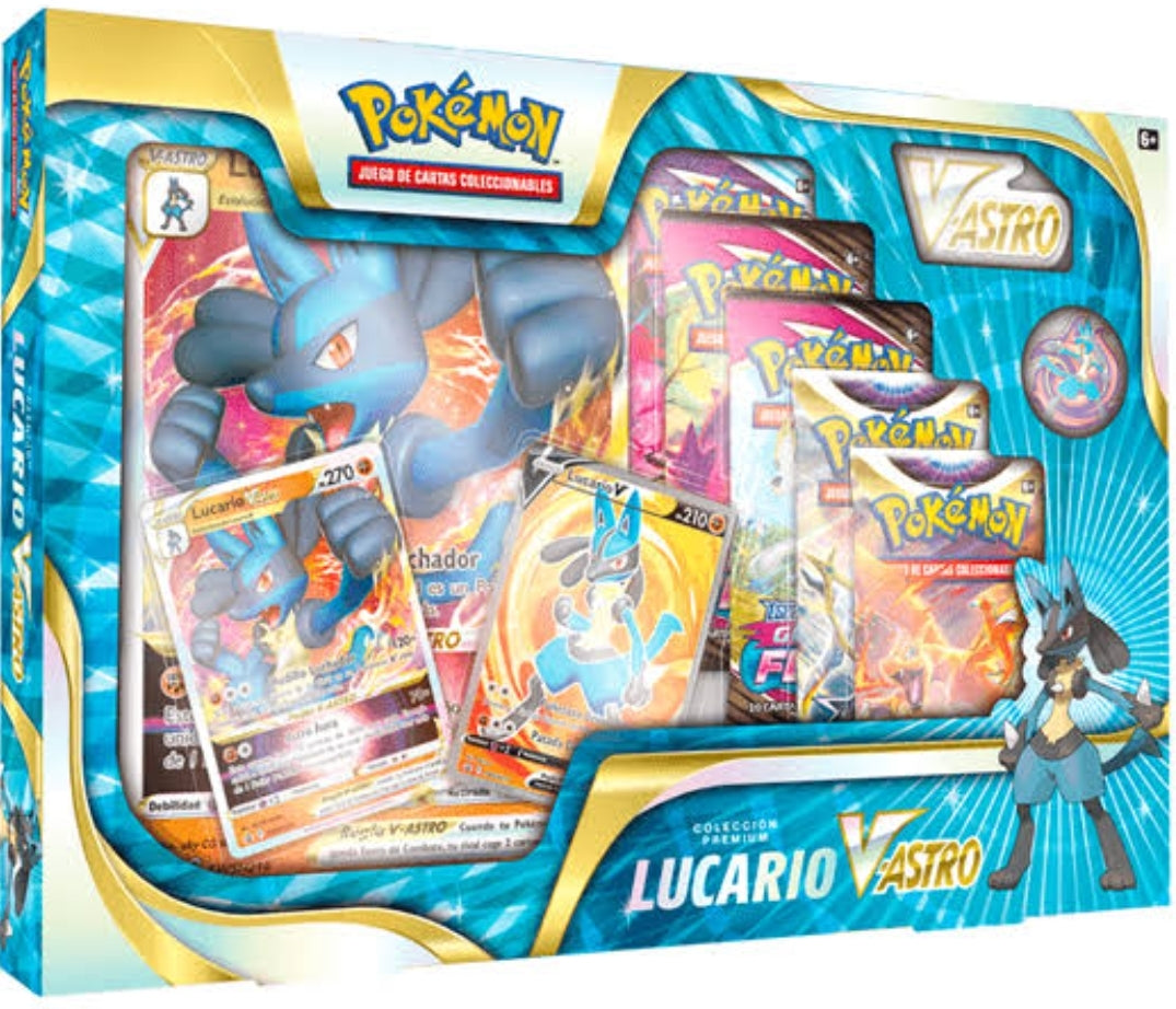 Lucario V Star Premium Collection Español-Kantocards