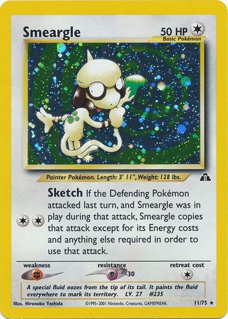 Smeargle 11/75 - Holo-Kantocards