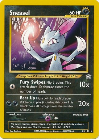 Sneasel 25/111-Kantocards
