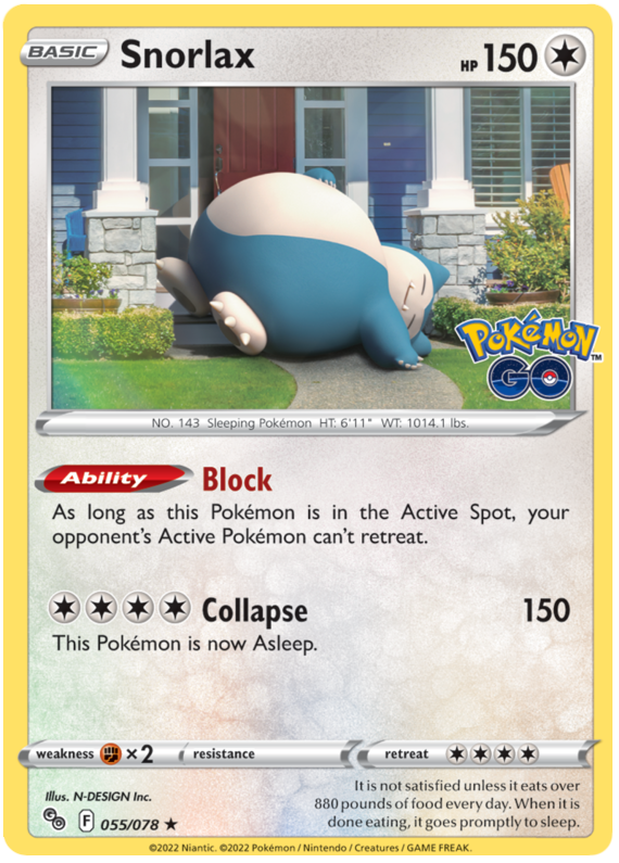 Snorlax 055/078 - Holo - Español-Kantocards