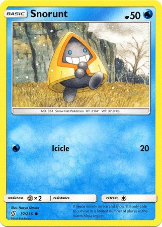 Snorunt 37/236-Kantocards