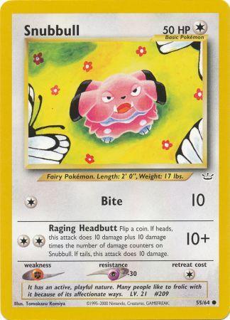 Snubbull 55/64-Kantocards