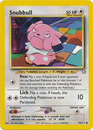 Snubull 74/111-Kantocards