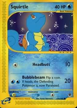 Squirtle 132/165-Kantocards