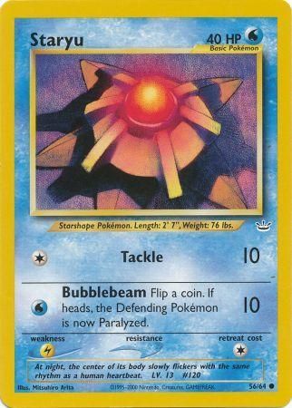 Staryu 56/64-Kantocards