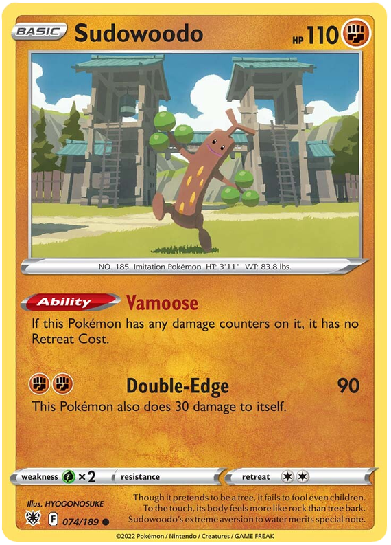 Sudowoodo 074/189-Kantocards
