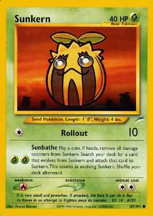Sunkern 83/105-Kantocards