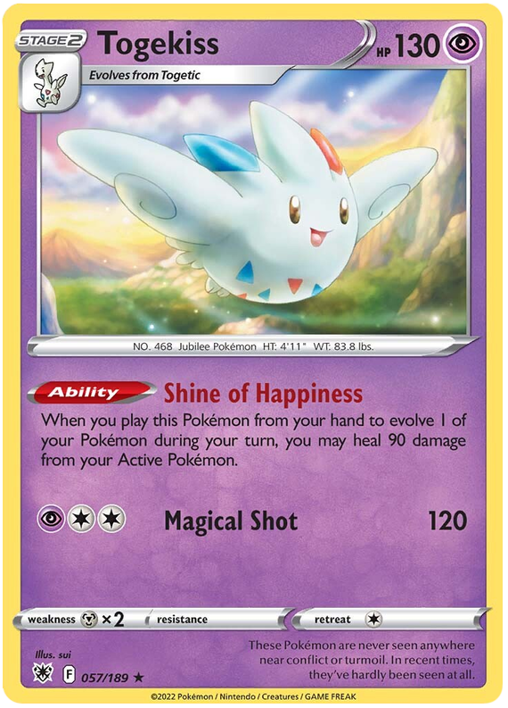 Togekiss 057/189 - Holo-Kantocards