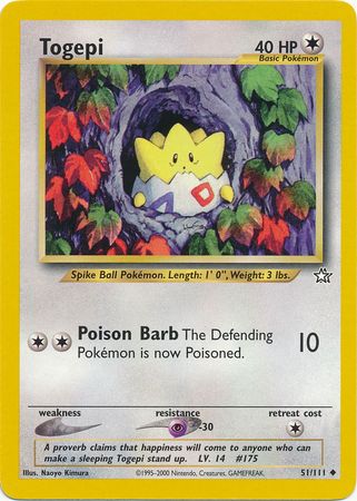 Togepi 51/111-Kantocards