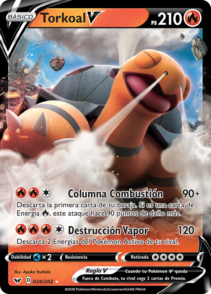 Torkoal V 024/202 Español-Kantocards