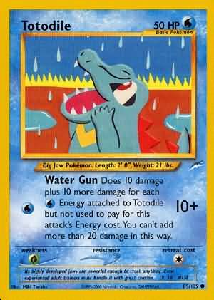 Totodile 85/105-Kantocards