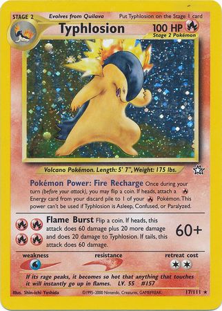 Typhlosion 17/111 - Holo-Kantocards
