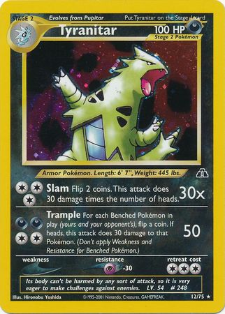 Tyranitar 12/75 - Holo-Kantocards
