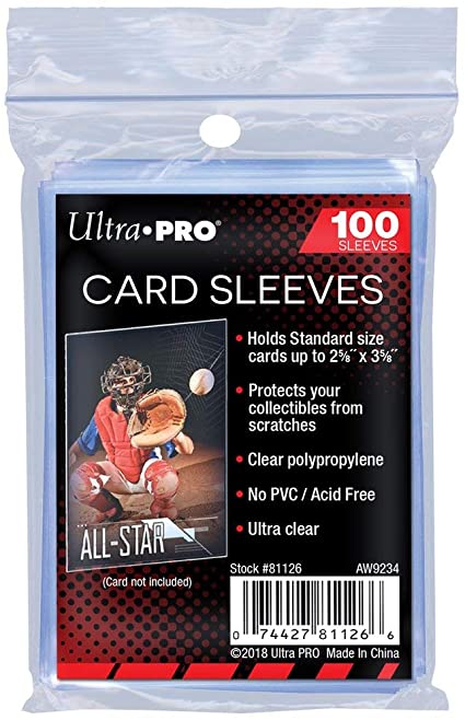 Micas transparentes Ultra Pro (Penny Sleeve)-Kantocards