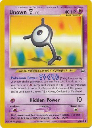 Unown (Y) 40/64-Kantocards