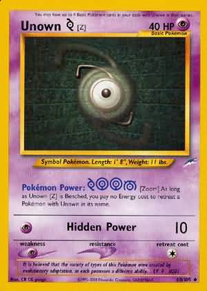 Unown (Z) 60/105-Kantocards