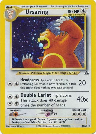 Ursaring 15/75 - Holo-Kantocards