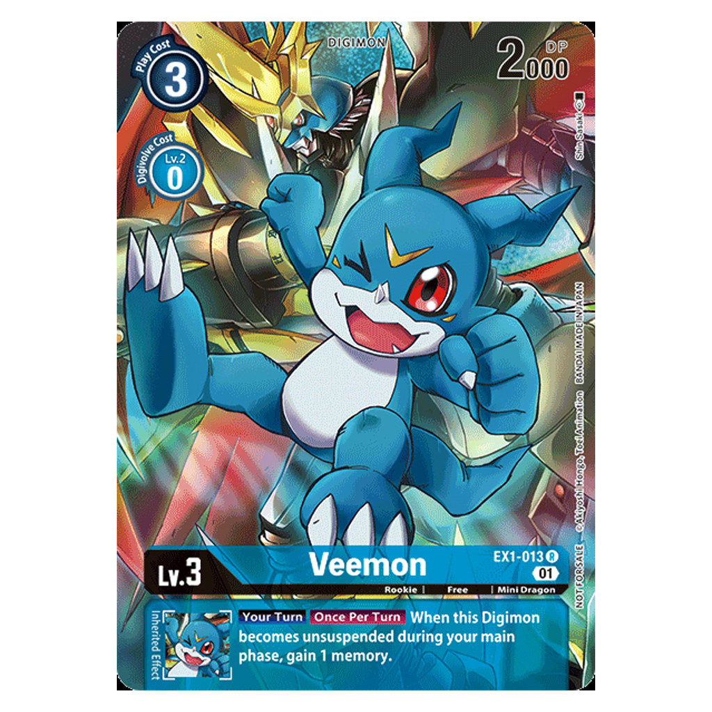 veemon digimon card Veemon – Kantocards