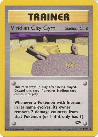 Viridian City Gym 123/132-Kantocards
