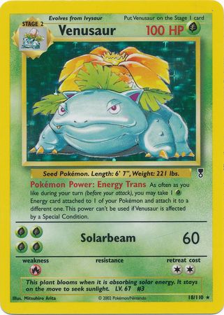 Venusaur 18/110 - Holo-Kantocards