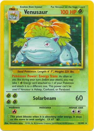 Venusaur 15/102-Kantocards