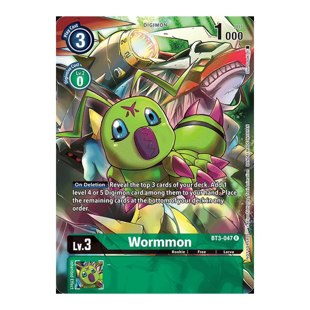 Wormmon BT3-047-Kantocards