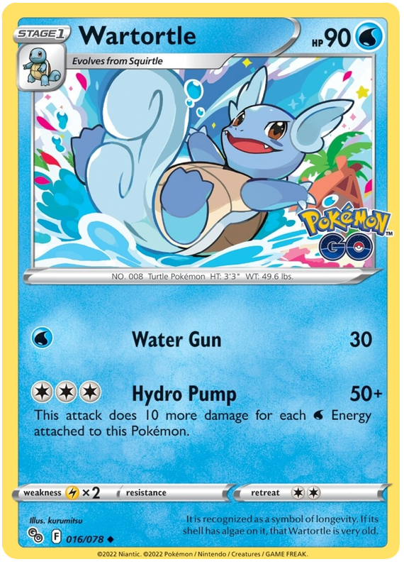 Wartortle 016/078 - Español-Kantocards