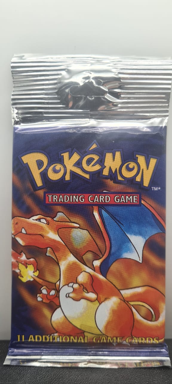 Base Set Booster Pack (Long Crimp) - Charizard-Kantocards