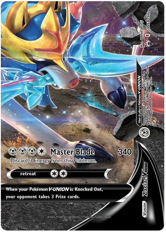Zacian V-UNION SWSH166-Kantocards