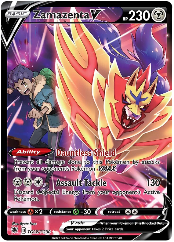 Zamazenta V TG22/TG30-Kantocards