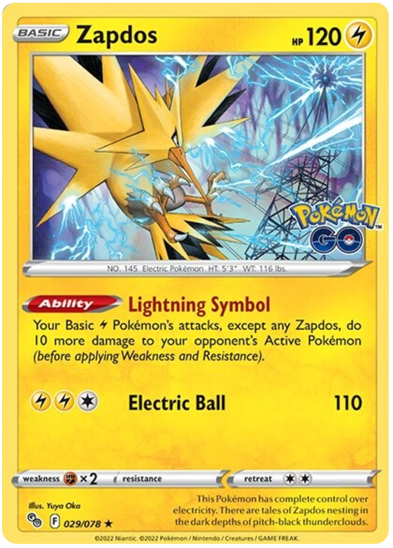 Zapdos 029/078 - Holo-Kantocards
