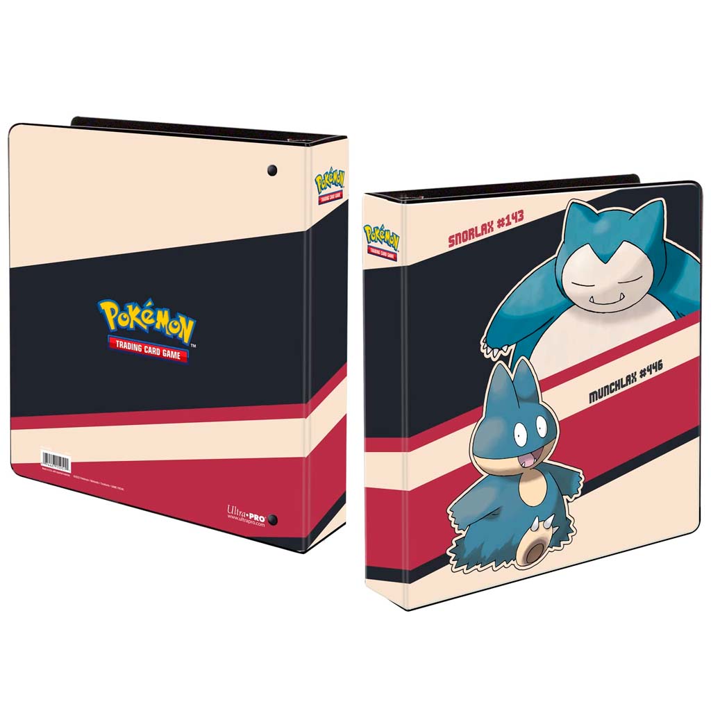 Snorlax & Munchlax de 2 pulgadas - Carpeta de 3 anillos-Kantocards