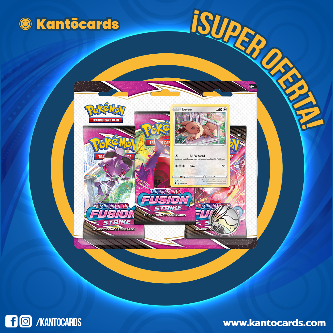 Fusion Strike Blister - Eevee-Kantocards