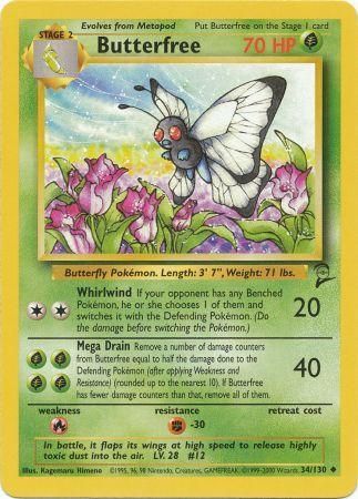 Butterfree 34/130-Kantocards