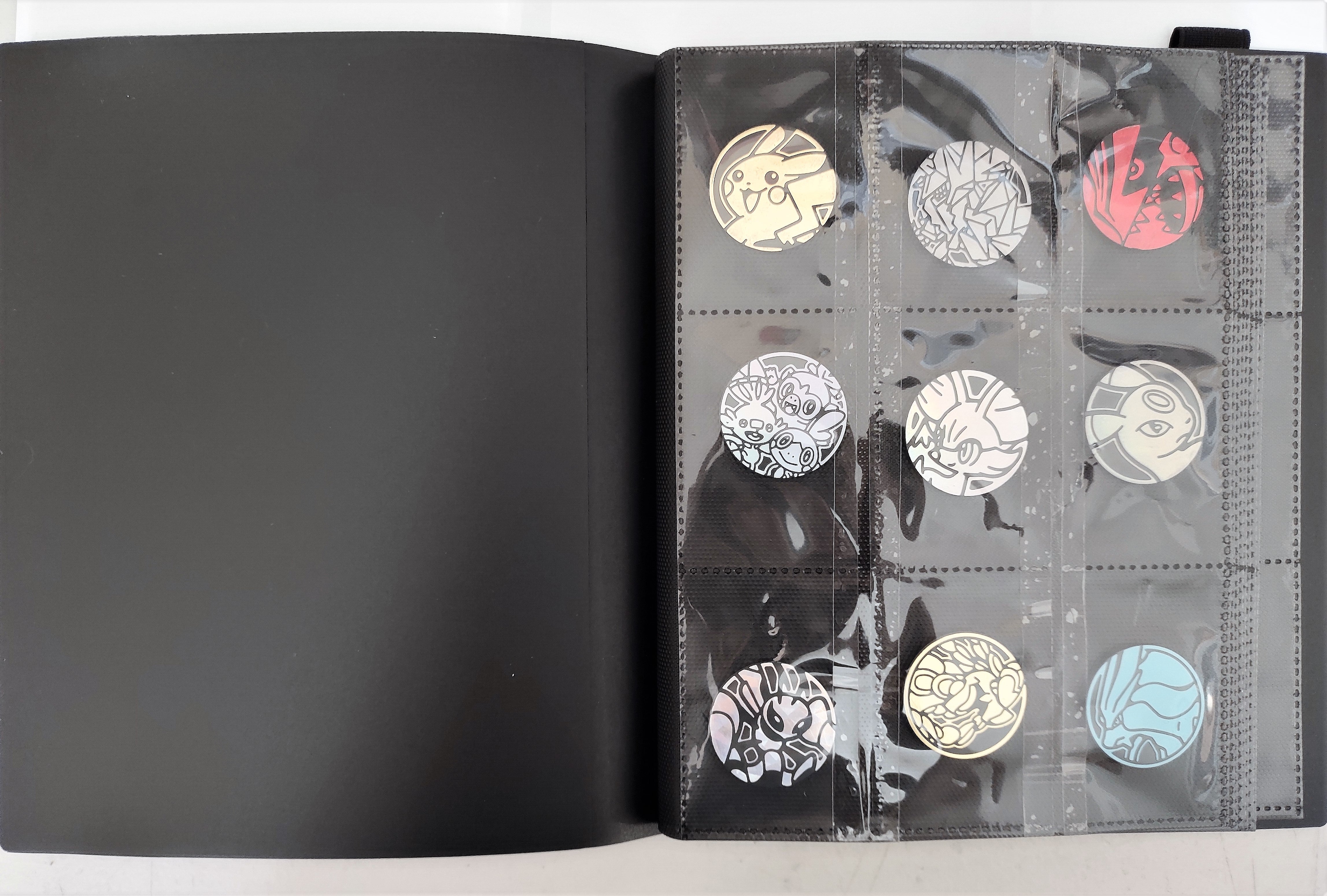 Flexxfolio 360 Carpeta 18 Espacios Mini American Negra (No es para cartas tamaño Estandar, puede servir para coleccionar monedas)-Kantocards