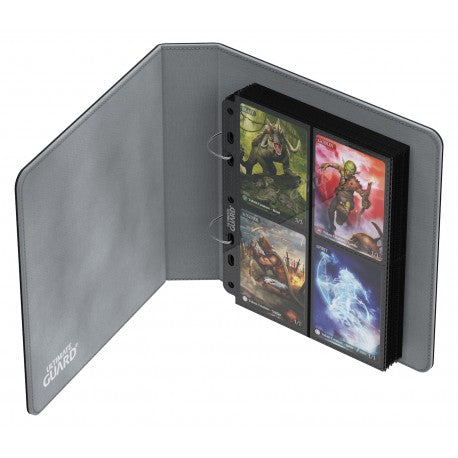 Album Coleccionador Compacto (Páginas de 4 Espacios) XenoSkin Slim Negro-Kantocards