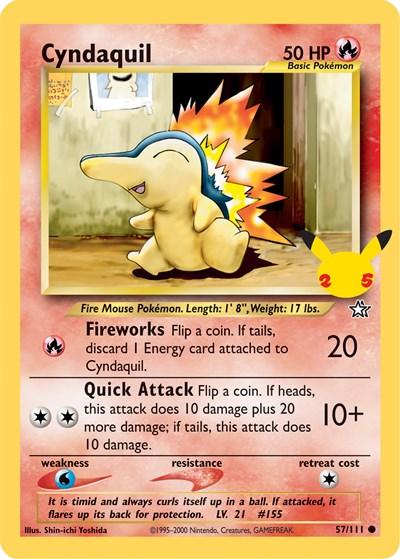 Carta Jumbo Cyndaquil-Kantocards