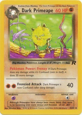 Dark Primeape 43/82-Kantocards
